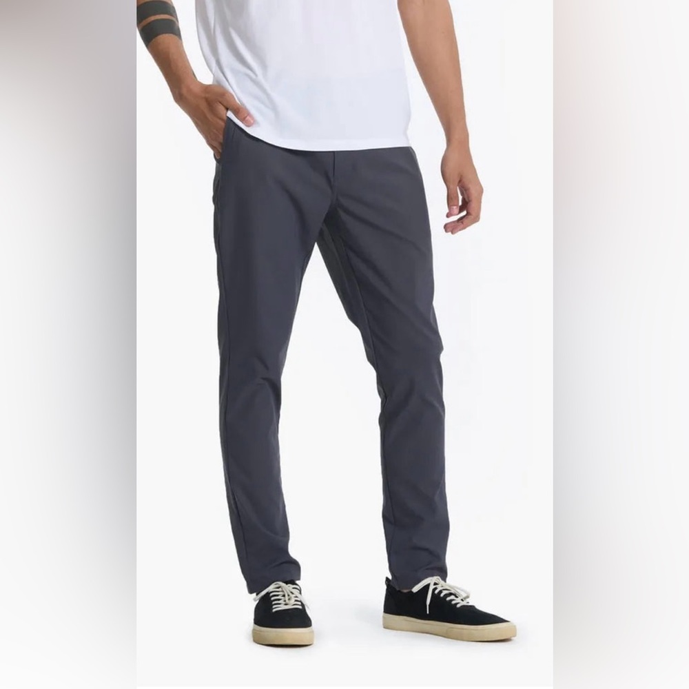 Vuori Everything Chino Pants Size M Navy Blue Stretch V420 Men’s Performance 36